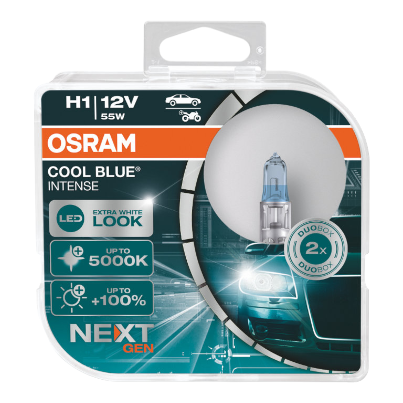 OSRAM COOL BLUE INTENSE next Generation 64150CBN-HCB